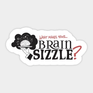 Brain Sizzle Logo Merchandise Sticker